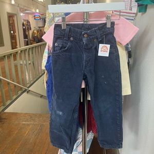 Made in USA little Levi’s size 4T these have been repair patched